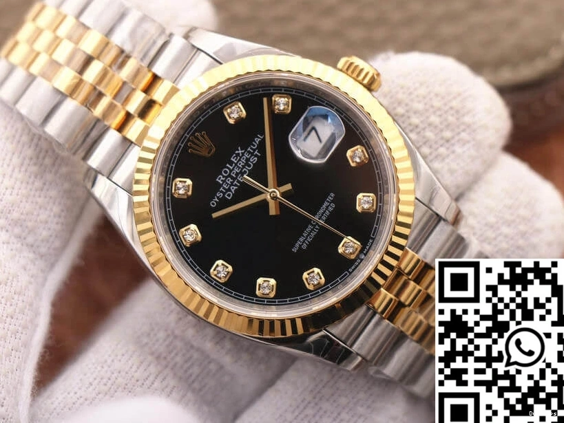 Rolex Black EW M126233-0021 Datejust Dial Diamond Factory 1222
